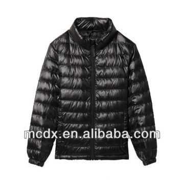 Nova moda Shiny light down jacket jaquetas de nylon brilhante